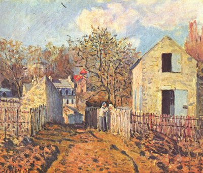 Village of Voisins by Alfred Sisley